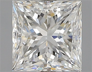 Picture of Natural Diamond 1.01 Carats, Princess with  Cut, G Color, VVS1 Clarity and Certified by GIA