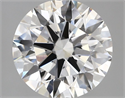 Lab Grown Diamond 4.09 Carats, Round with Ideal Cut, E Color, VVS2 Clarity and Certified by IGI