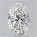 Diamante Natural 1.20 quilates, Ovalado , Color D, claridad SI2 y certificado GIA