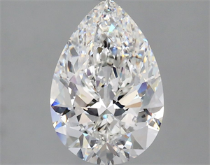 Picture of Natural Diamond 2.30 Carats, Pear with  Cut, F Color, VS2 Clarity and Certified by GIA