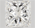 Natural Diamond 0.50 Carats, Princess with  Cut, F Color, FL Clarity and Certified by GIA