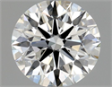 Natural Diamond 0.72 Carats, Round with Excellent Cut, I Color, VVS1 Clarity and Certified by GIA