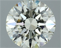 Natural Diamond 1.31 Carats, Round with Excellent Cut, L Color, VS2 Clarity and Certified by IGI