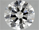 Del inventario de diamantes de laboratorio, 4.02 quilates, Redondo , Color F, claridad VVS2 y certificado IGI