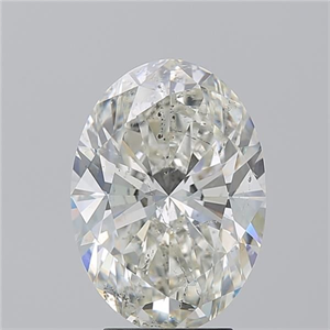 Foto Diamante Natural 4.05 quilates, Ovalado , Color J, claridad I1 y certificado GIA de