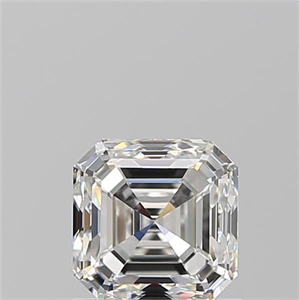 Picture of Natural Diamond 1.01 Carats, Asscher with  Cut, F Color, VS1 Clarity and Certified by GIA