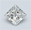 Diamante Natural 1.03 quilates, Princesa , Color H, claridad VS1 y certificado GIA