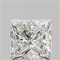 Natural Diamond 1.01 Carats, Princess with  Cut, J Color, VVS2 Clarity and Certified by GIA