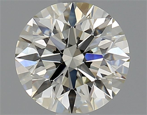 Picture of Natural Diamond 1.12 Carats, Round with Excellent Cut, J Color, VS1 Clarity and Certified by IGI