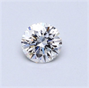 Diamante Natural 0.42 quilates, Redondo , Color E, claridad SI1 y certificado GIA