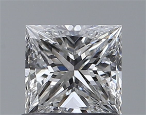 Foto Diamante Natural 0.70 quilates, Princesa , Color E, claridad VS2 y certificado GIA de