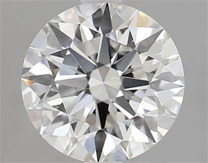 Picture of Lab Grown Diamond 2.05 Carats, Round with Ideal Cut, F Color, VVS1 Clarity and Certified by IGI