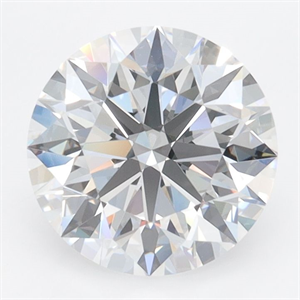 Picture of Lab Grown Diamond 2.22 Carats, Round with Ideal Cut, D Color, VVS2 Clarity and Certified by IGI