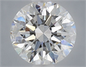 Lab Grown Diamond 1.37 Carats, Round with Excellent Cut, E Color, VS2 Clarity and Certified by IGI