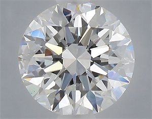 Picture of Lab Grown Diamond 1.37 Carats, Round with Excellent Cut, E Color, VS2 Clarity and Certified by IGI