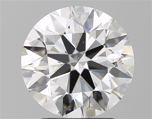Picture of Natural Diamond 3.02 Carats, Round with Excellent Cut, E Color, SI1 Clarity and Certified by GIA