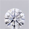 Lab Grown Diamond 0.71 Carats, Round with Ideal Cut, D Color, VS2 Clarity and Certified by IGI