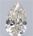 Natural Diamond 0.70 Carats, Pear with  Cut, L Color, VS2 Clarity and Certified by GIA