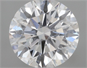Natural Diamond 0.70 Carats, Round with Excellent Cut, D Color, SI2 Clarity and Certified by GIA