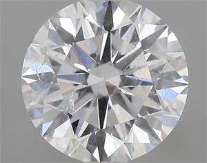 Picture of Natural Diamond 0.70 Carats, Round with Excellent Cut, D Color, SI2 Clarity and Certified by GIA