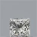 Natural Diamond 0.23 Carats, Princess with  Cut, E Color, VVS1 Clarity and Certified by GIA