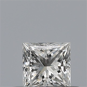 Picture of Natural Diamond 0.23 Carats, Princess with  Cut, E Color, VVS1 Clarity and Certified by GIA