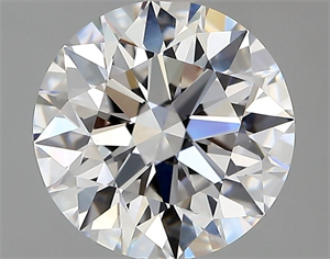 Foto Diamante Natural 1.90 quilates, Redondo , Color D, claridad VVS1 y certificado GIA de