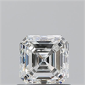 Natural Diamond 0.90 Carats, Asscher with  Cut, G Color, VVS1 Clarity and Certified by GIA
