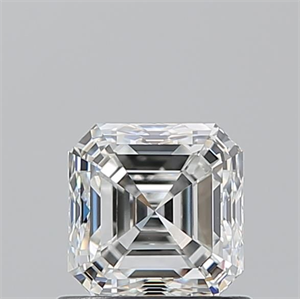 Foto Diamante Natural 0.90 quilates, Asscher , Color G, claridad VVS1 y certificado GIA de