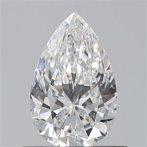 Picture of Natural Diamond 0.60 Carats, Pear with  Cut, D Color, VS1 Clarity and Certified by GIA