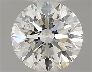Picture of Natural Diamond 0.75 Carats, Round with Excellent Cut, L Color, VVS2 Clarity and Certified by GIA