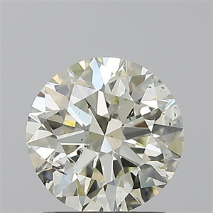 Foto Diamante Natural 1.40 quilates, Redondo , Color K, claridad SI2 y certificado IGI de