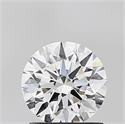 Del inventario de diamantes de laboratorio, 1.25 quilates, Redondo , Color D, claridad VVS2 y certificado IGI