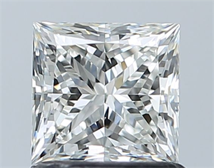 Picture of Natural Diamond 1.01 Carats, Princess with  Cut, I Color, VS1 Clarity and Certified by GIA