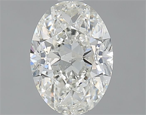 Foto Diamante Natural 1.51 quilates, Ovalado , Color J, claridad SI2 y certificado GIA de