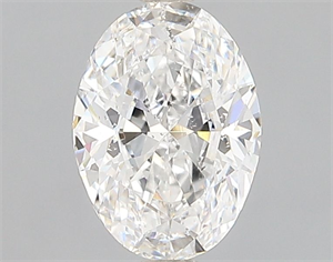 Foto Diamante Natural 1.01 quilates, Ovalado , Color D, claridad SI1 y certificado GIA de