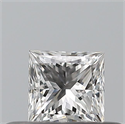 Natural Diamond 0.24 Carats, Princess with  Cut, F Color, VS1 Clarity and Certified by GIA
