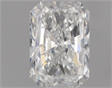 Natural Diamond 0.55 Carats, Radiant with  Cut, G Color, SI1 Clarity and Certified by GIA