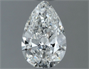 Natural Diamond 0.61 Carats, Pear with  Cut, F Color, VS2 Clarity and Certified by GIA