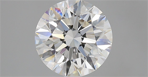 Picture of Natural Diamond 2.21 Carats, Round with Excellent Cut, F Color, IF Clarity and Certified by GIA
