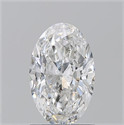 Natural Diamond 1.20 Carats, Oval with  Cut, F Color, SI1 Clarity and Certified by GIA