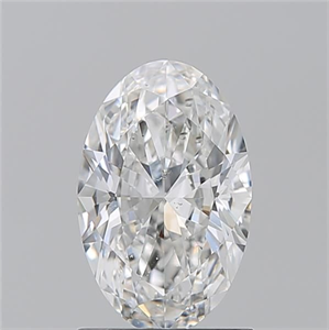 Picture of Natural Diamond 1.20 Carats, Oval with  Cut, F Color, SI1 Clarity and Certified by GIA