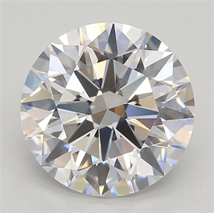 Picture of Lab Grown Diamond 2.61 Carats, Round with Ideal Cut, E Color, VVS2 Clarity and Certified by IGI