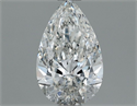 Diamante Natural 0.81 quilates, De pera , Color H, claridad I1 y certificado GIA