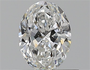 Foto Diamante Natural 0.53 quilates, Ovalado , Color E, claridad VVS2 y certificado GIA de
