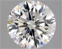 Natural Diamond 0.70 Carats, Round with Excellent Cut, F Color, VVS1 Clarity and Certified by GIA