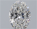 Diamante Natural 0.57 quilates, Ovalado , Color E, claridad VVS2 y certificado GIA