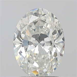 Picture of Natural Diamond 1.70 Carats, Oval with  Cut, I Color, SI2 Clarity and Certified by GIA
