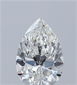 Natural Diamond 0.50 Carats, Pear with  Cut, G Color, VS2 Clarity and Certified by GIA