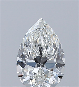 Picture of Natural Diamond 0.50 Carats, Pear with  Cut, G Color, VS2 Clarity and Certified by GIA